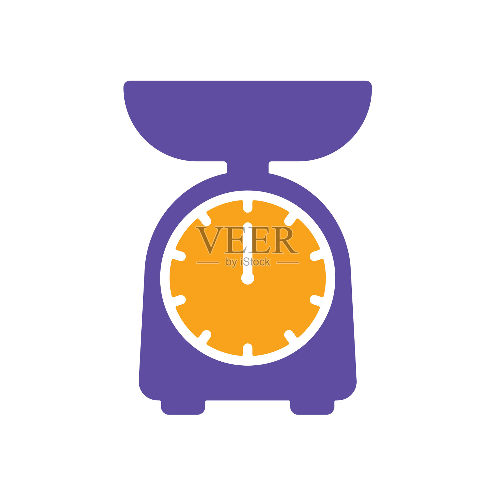 鳞片扁平字形图标厨房用具设计元素图片