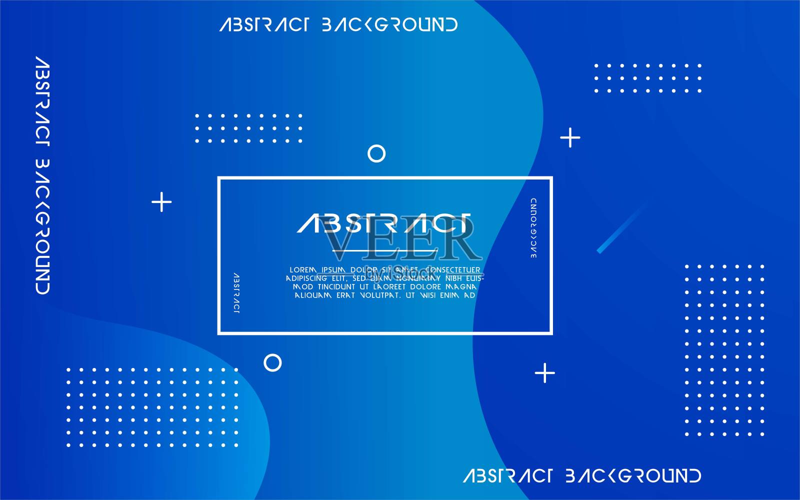 现代抽象的液态色彩背景。动态纹理几何元素设计与点装饰。可以用于海报，横幅，网页和任何更多插画图片素材