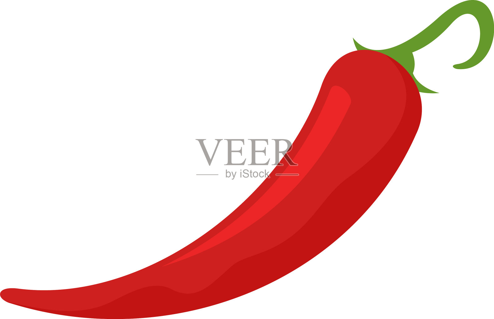 食谱辣椒图标平孤立设计元素图片