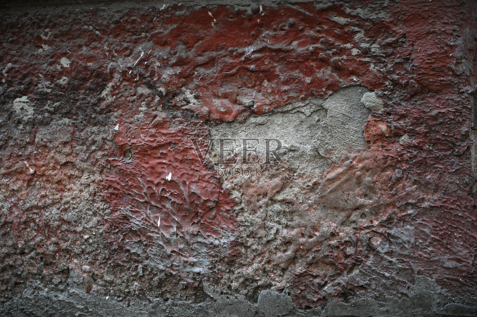 旧的肮脏的墙关闭。垃圾抽象照片背景。美丽的石材纹理图案。照片摄影图片