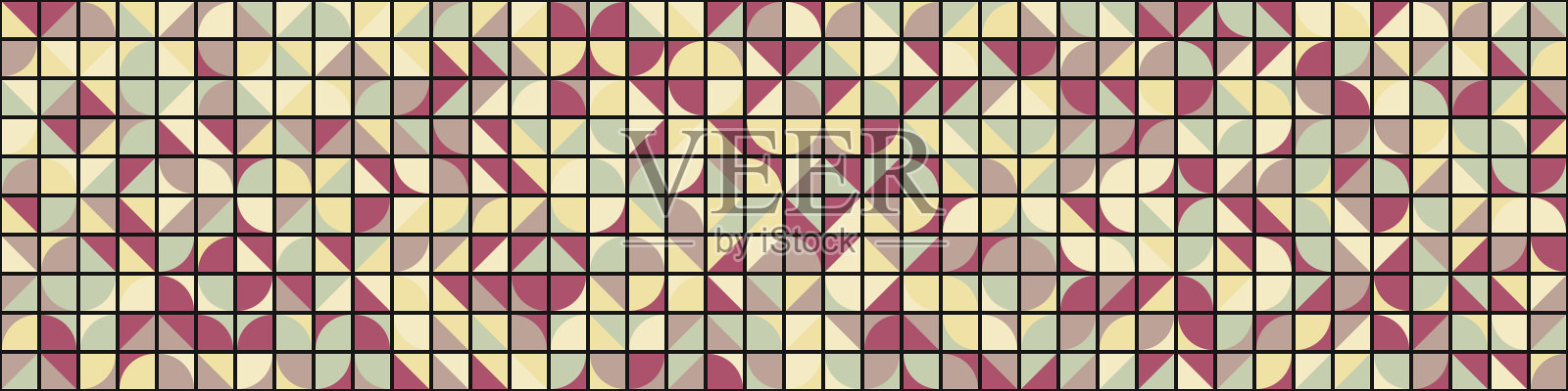 抽象几何图形生成计算艺术插图插画图片素材