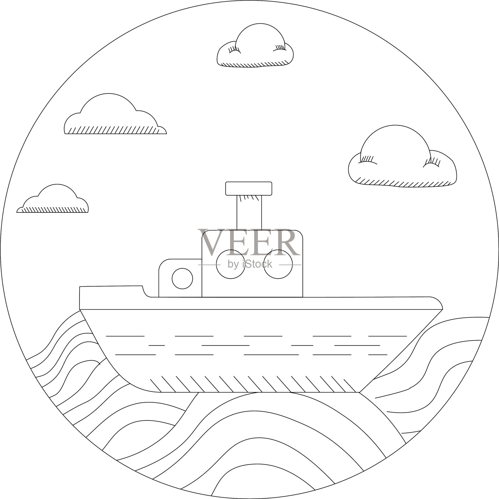 船插画图片素材