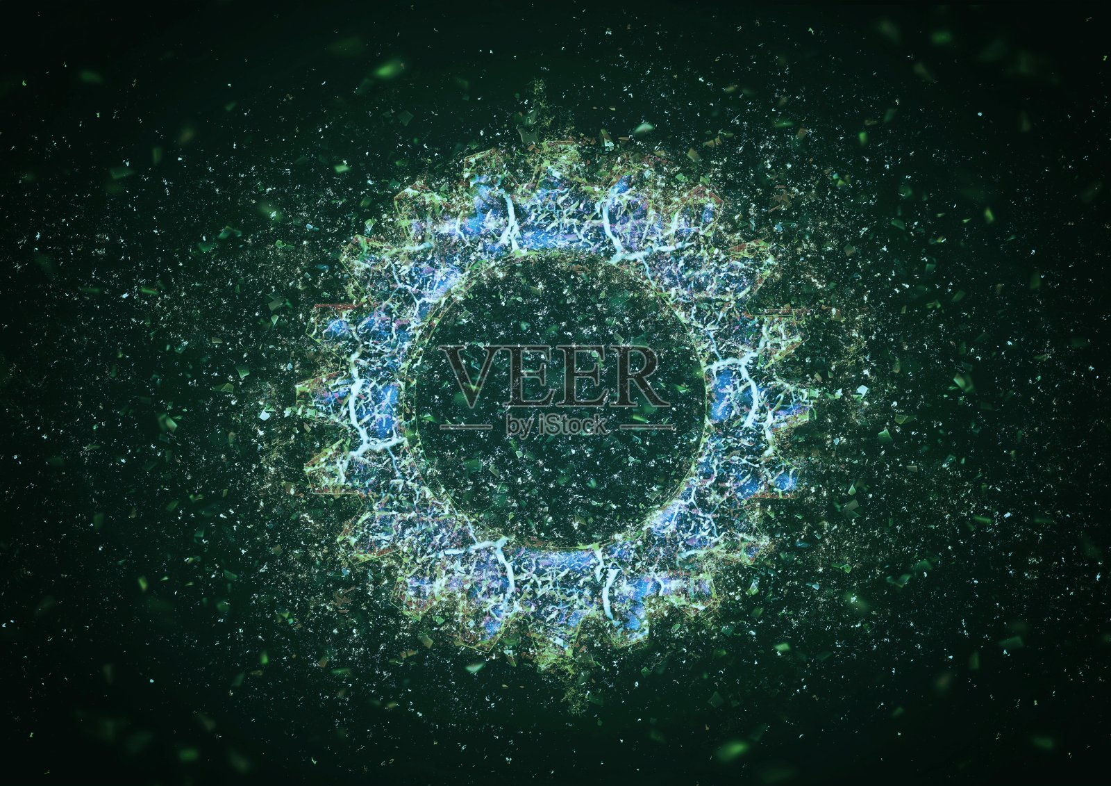 抽象的星球爆炸照片摄影图片