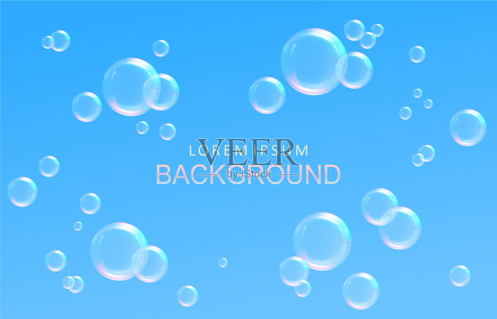 构图采用蓝色渐变色调插画图片素材