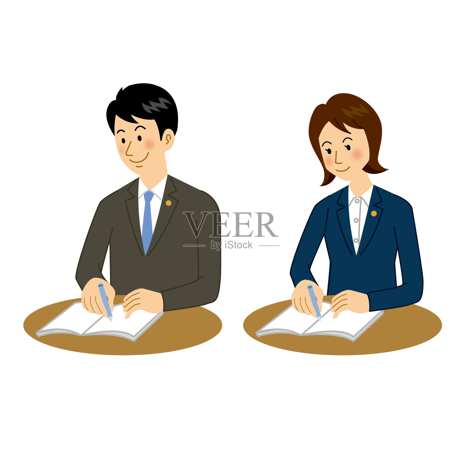 律师插画图片素材