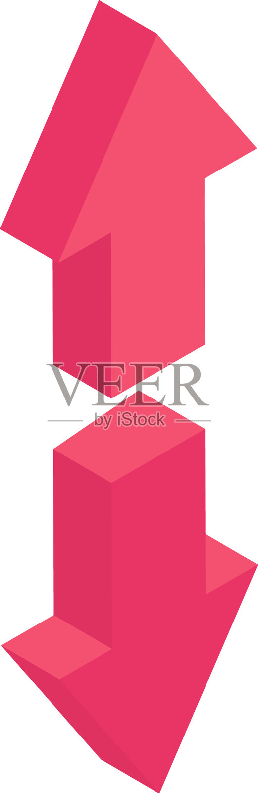 双向箭头插画图片素材