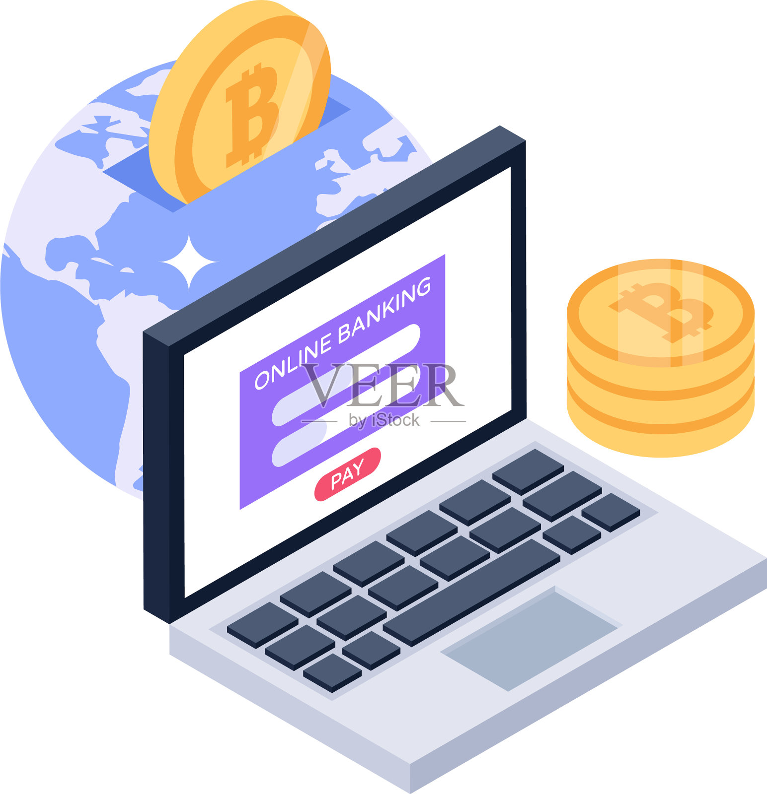 全球金融插画图片素材