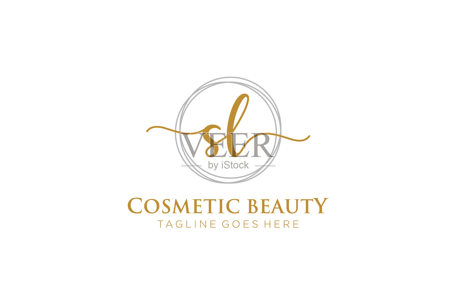 首字母sl女性标志美丽字母和插画图片素材