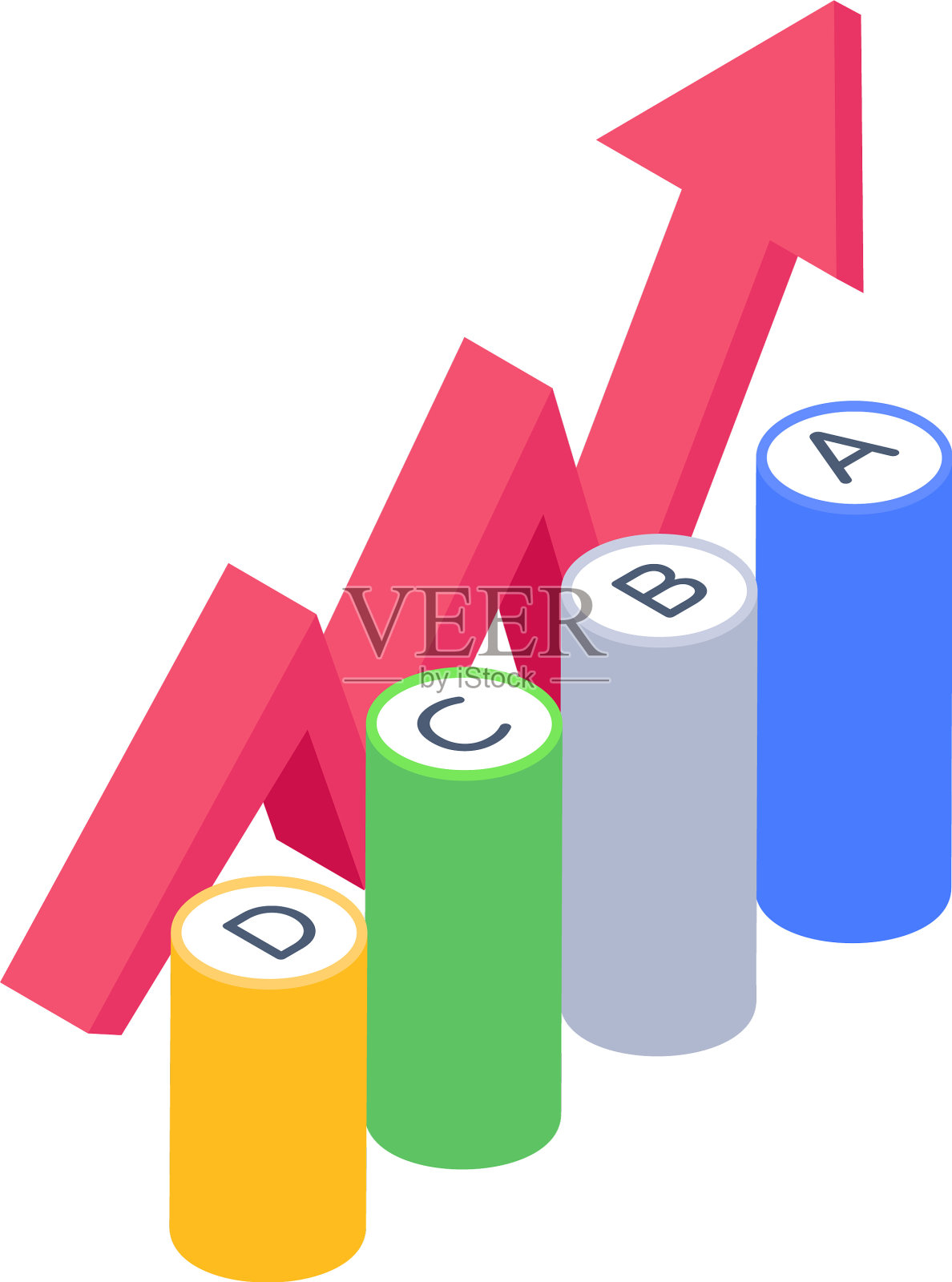 增长图表图标素材