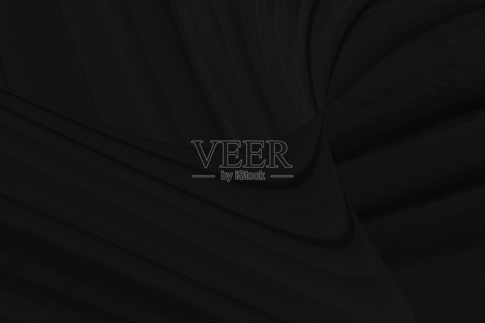 美丽纺织抽象柔软织物黑色光滑曲线时尚矩阵造型装饰背景照片摄影图片