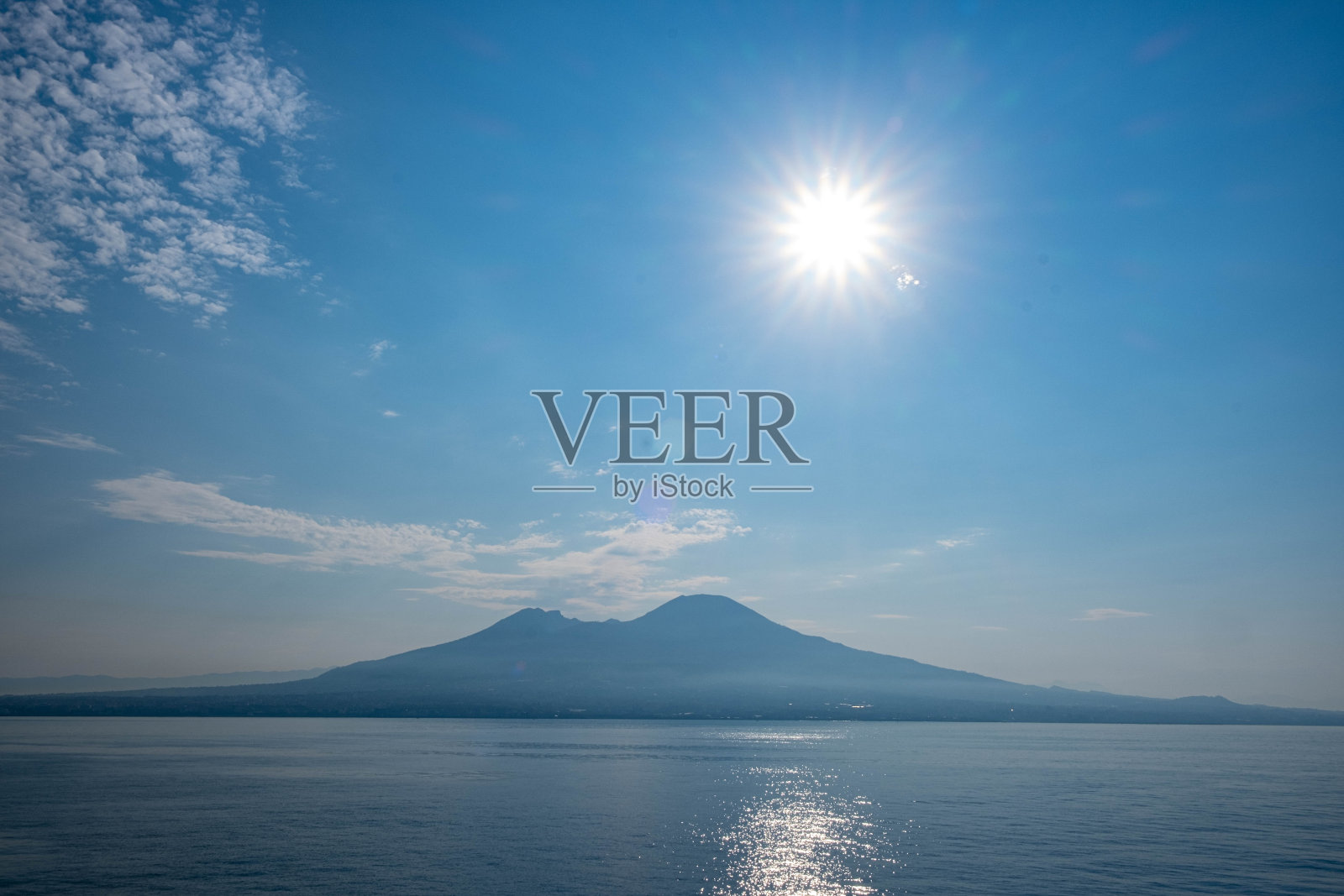 维苏威火山的火山照片摄影图片