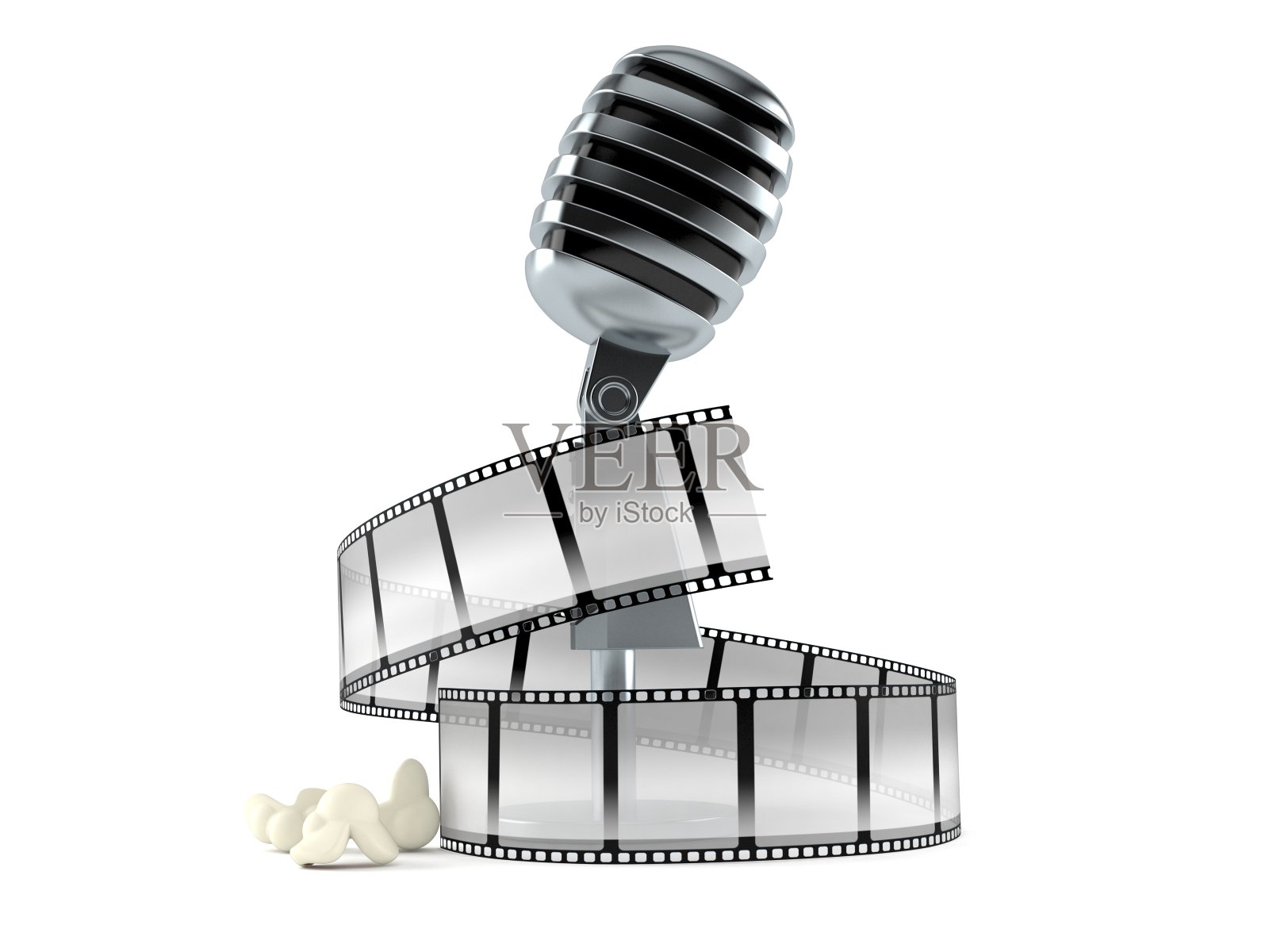 带膜传声器照片摄影图片