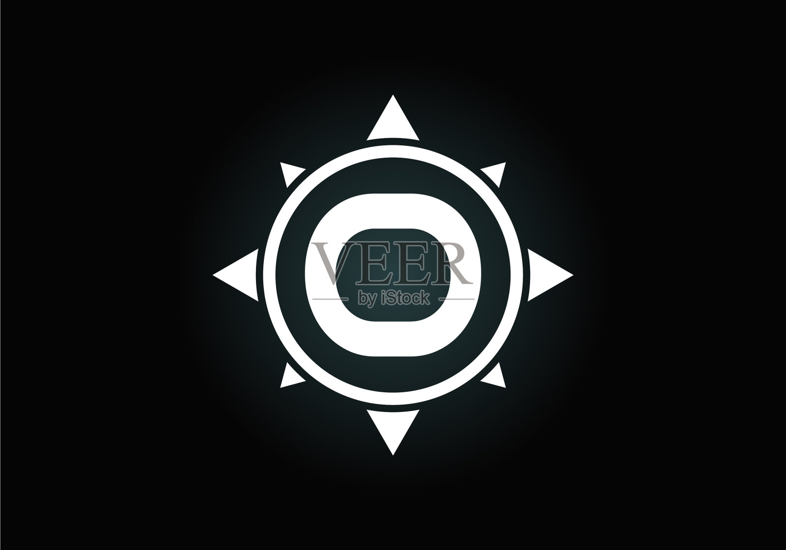 指南针中首字母组合字母的字母表插画图片素材