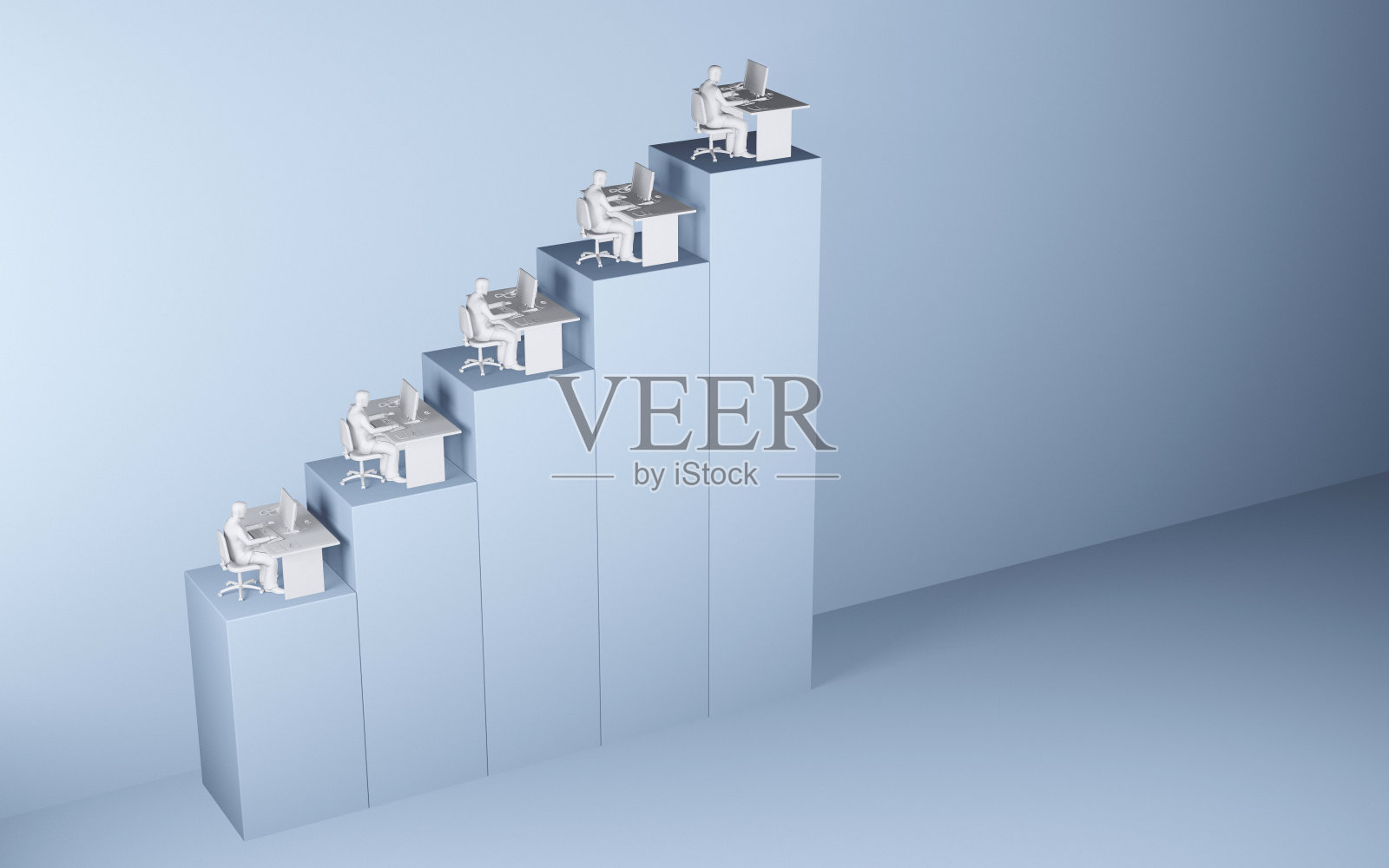 职场人士的职业发展理念照片摄影图片