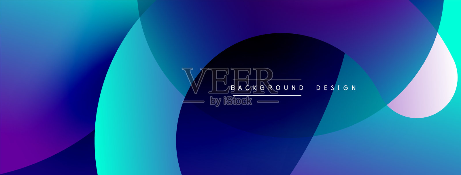 抽象交叠线和圆几何插画图片素材