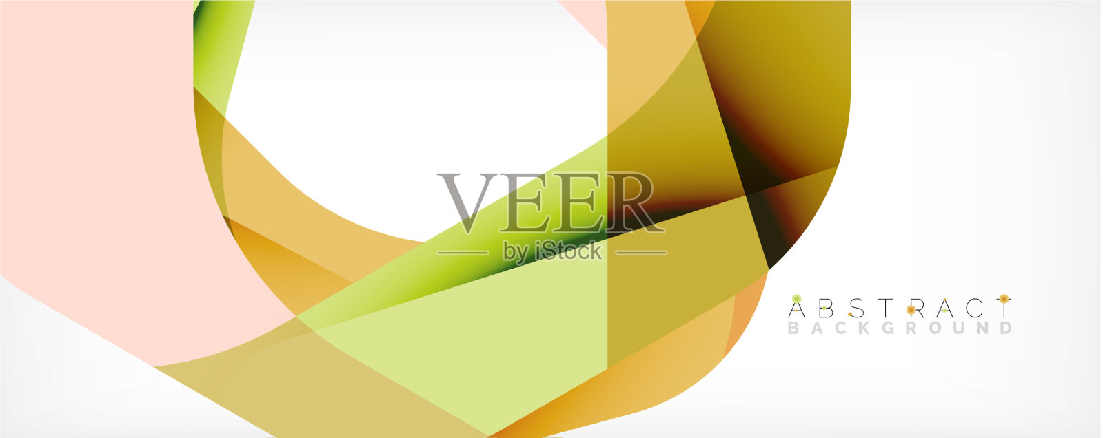 最小抽象背景-颜色重叠插画图片素材