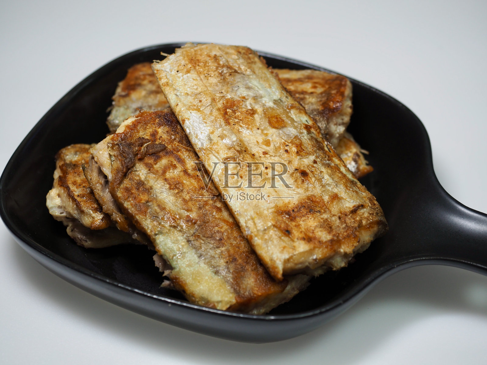 新鲜海鲜刀鱼，烹饪配料照片摄影图片