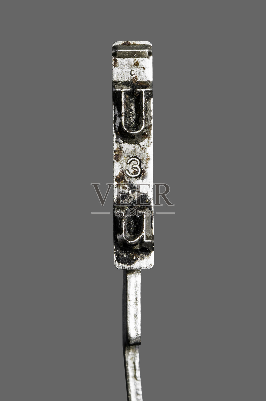 复古打字机宏字母U照片摄影图片