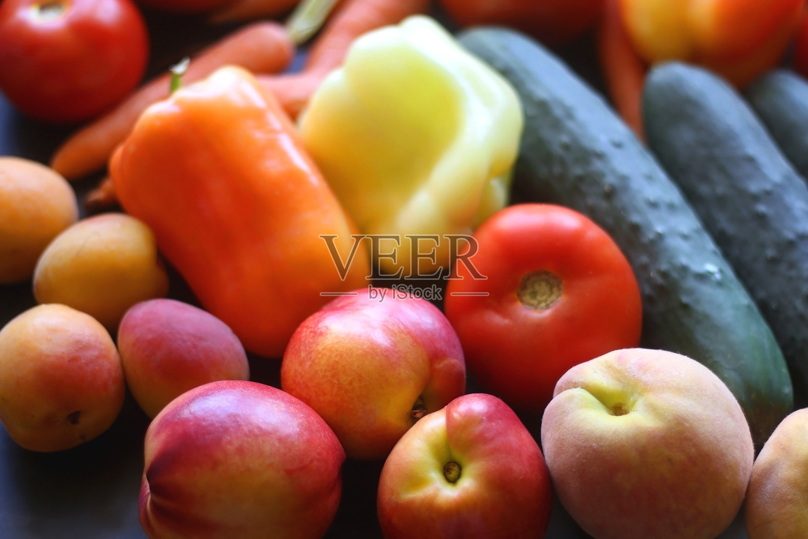 夏季水果和蔬菜照片摄影图片