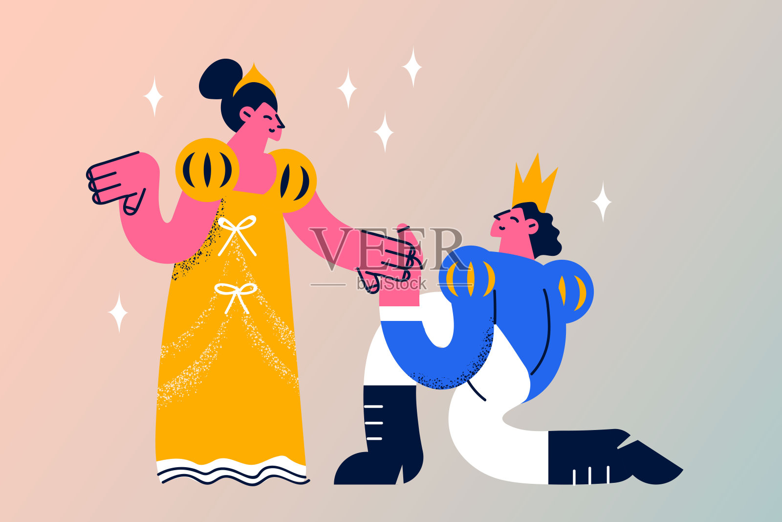 提出建议和参与概念插画图片素材