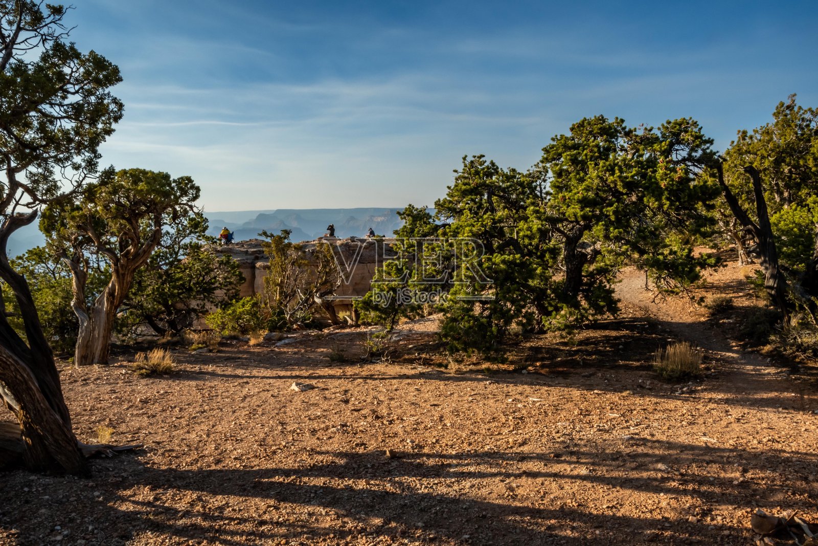 亚利桑那州大峡谷国家公园的俯瞰景观照片摄影图片