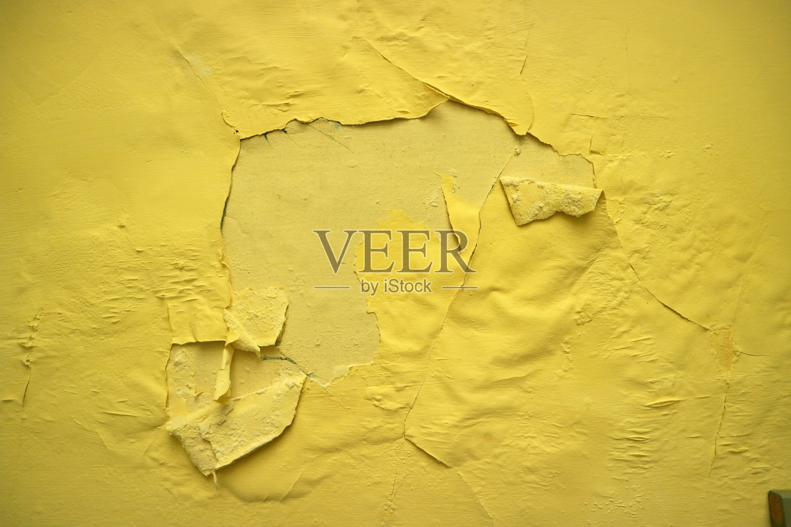 黄墙漆剥落照片照片摄影图片