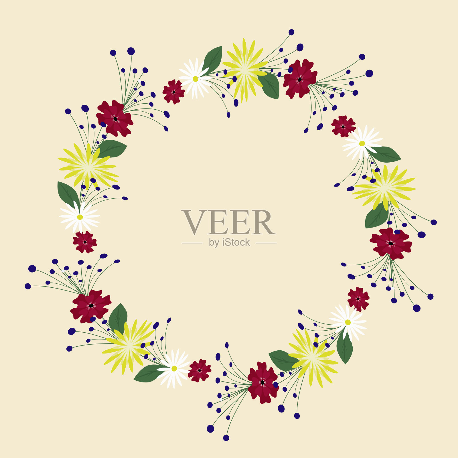 花插画图片素材