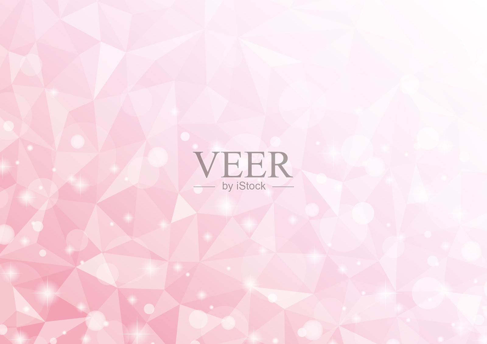 多边形风格和闪光的背景插画图片素材