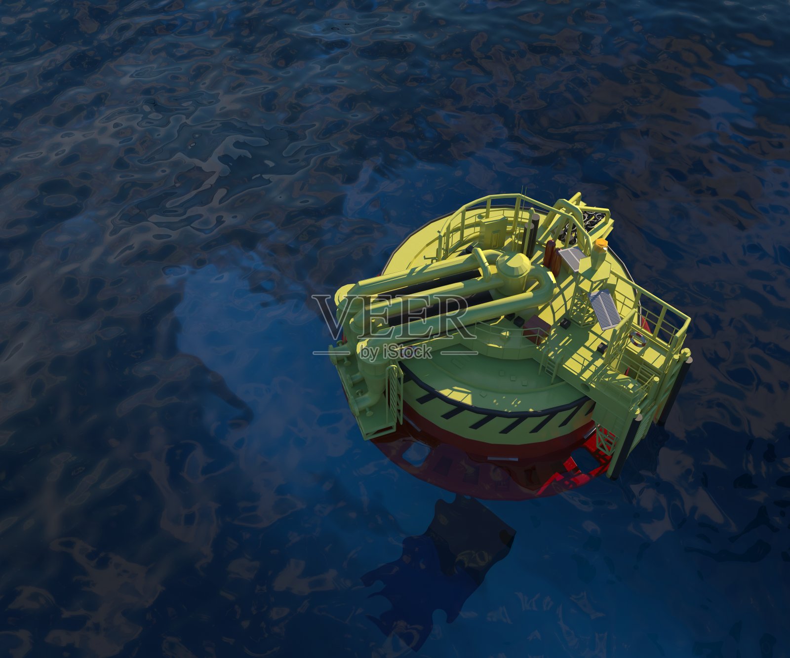 石油终端。3 d渲染照片摄影图片