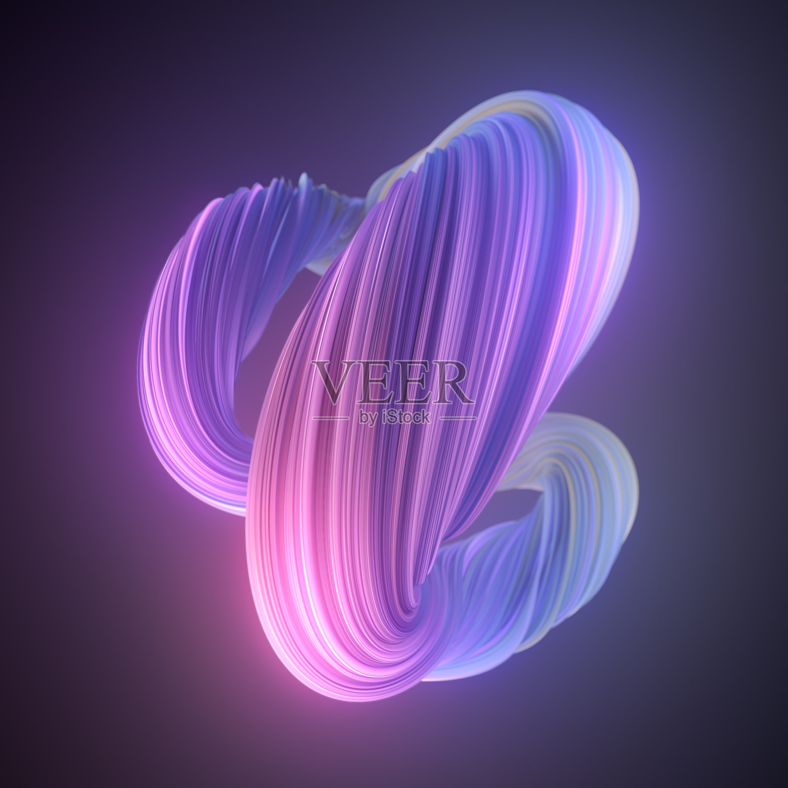 扭曲的多色形状。印刷设计的当代旗帜。三维绘制数字插图照片摄影图片