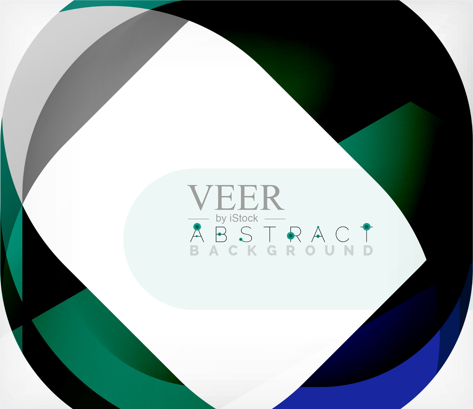 抽象的带有重叠波的正方形形状插画图片素材