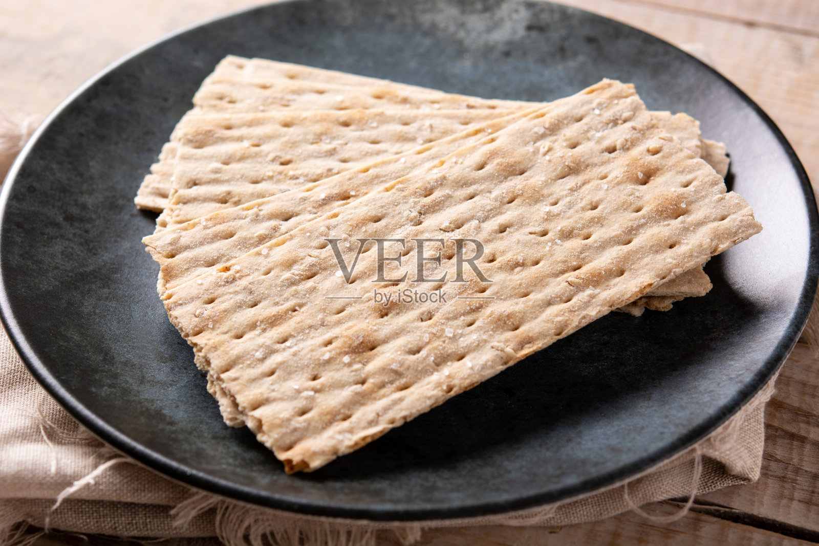 传统的无酵饼面包照片摄影图片