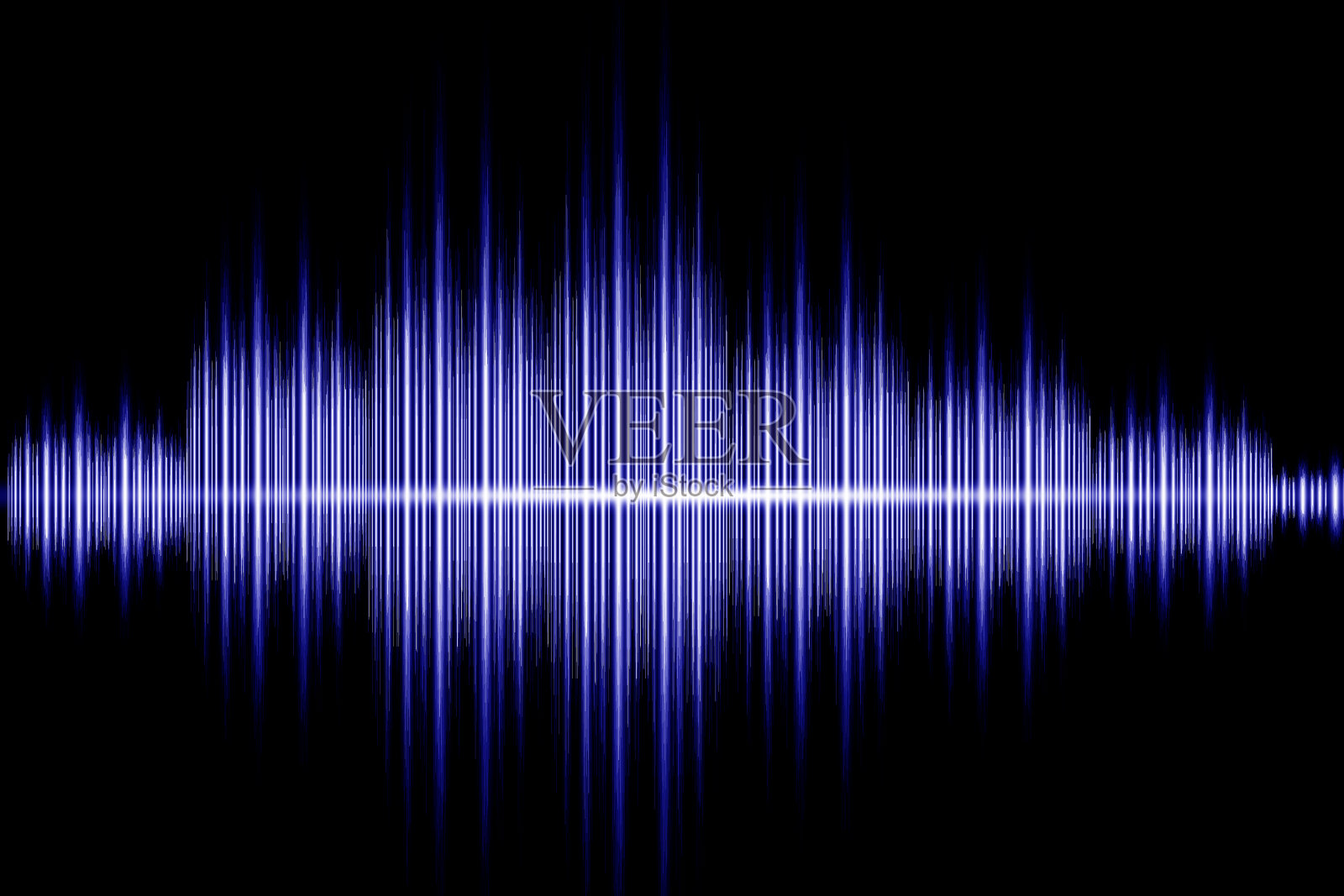 在黑色背景上模仿声波照片摄影图片