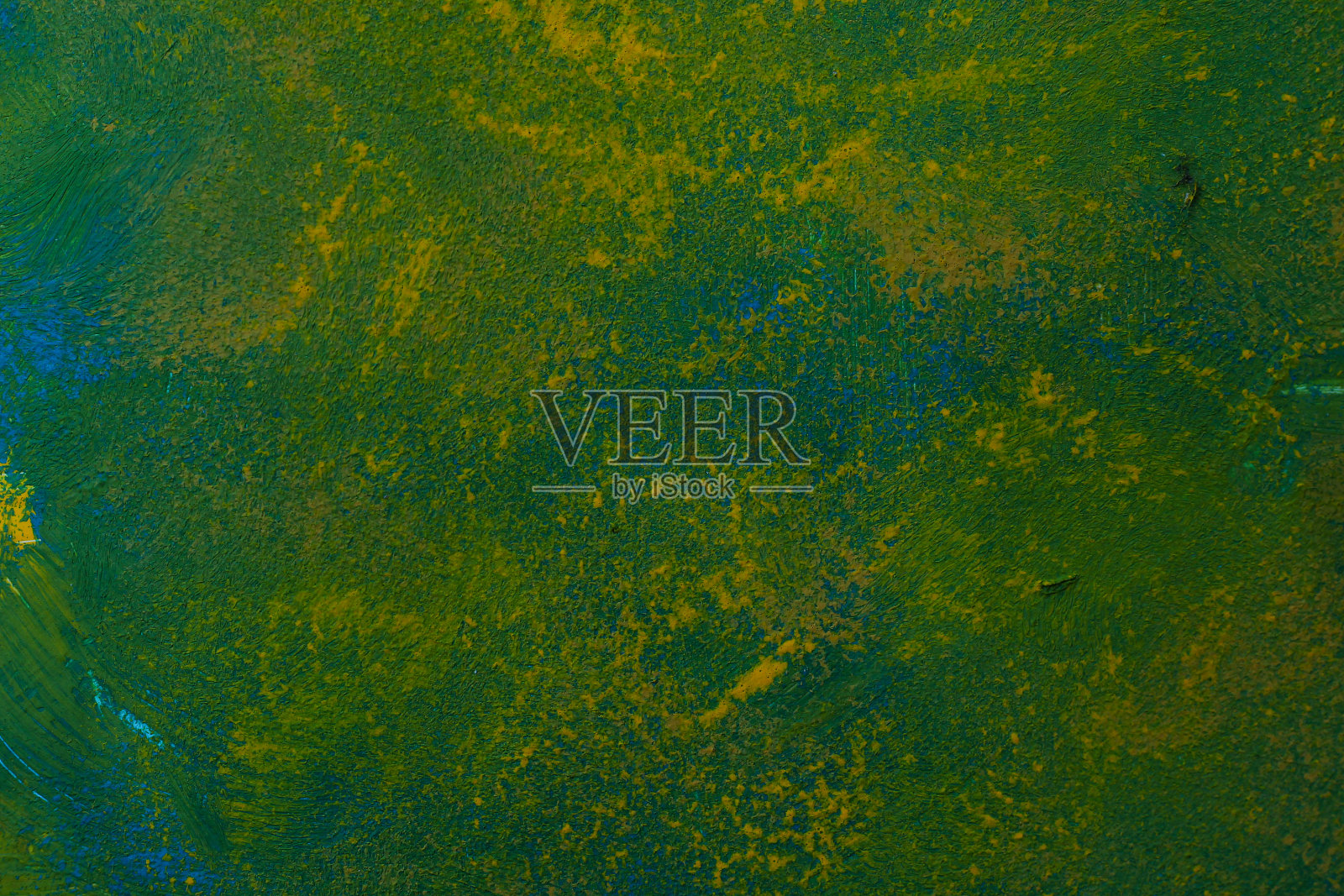 油漆纹理表面的混凝土墙，背景。抽象copyspace。深绿色照片摄影图片