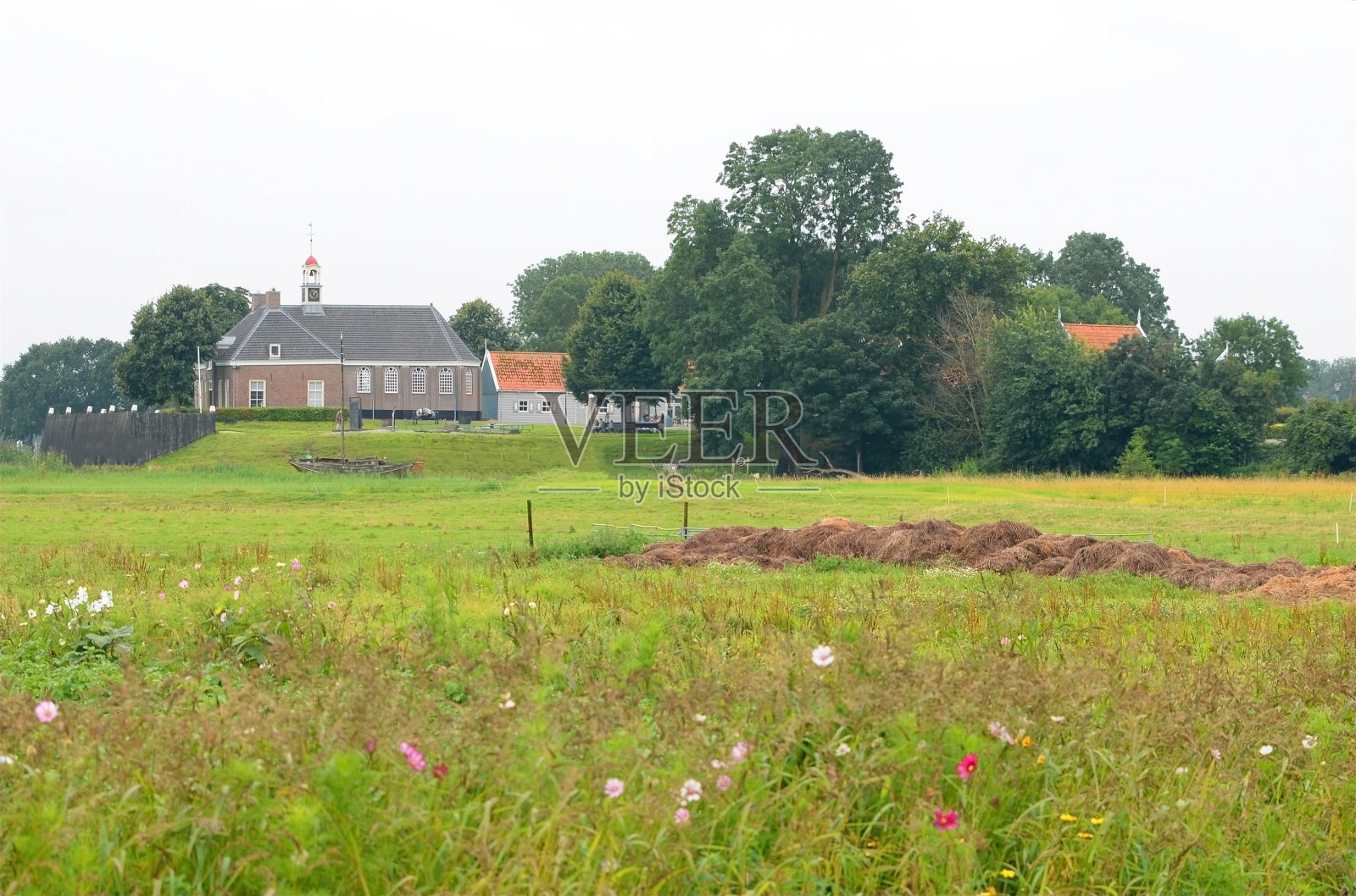 前舍克兰岛是联合国教科文组织在荷兰的第一个世界遗产。照片摄影图片