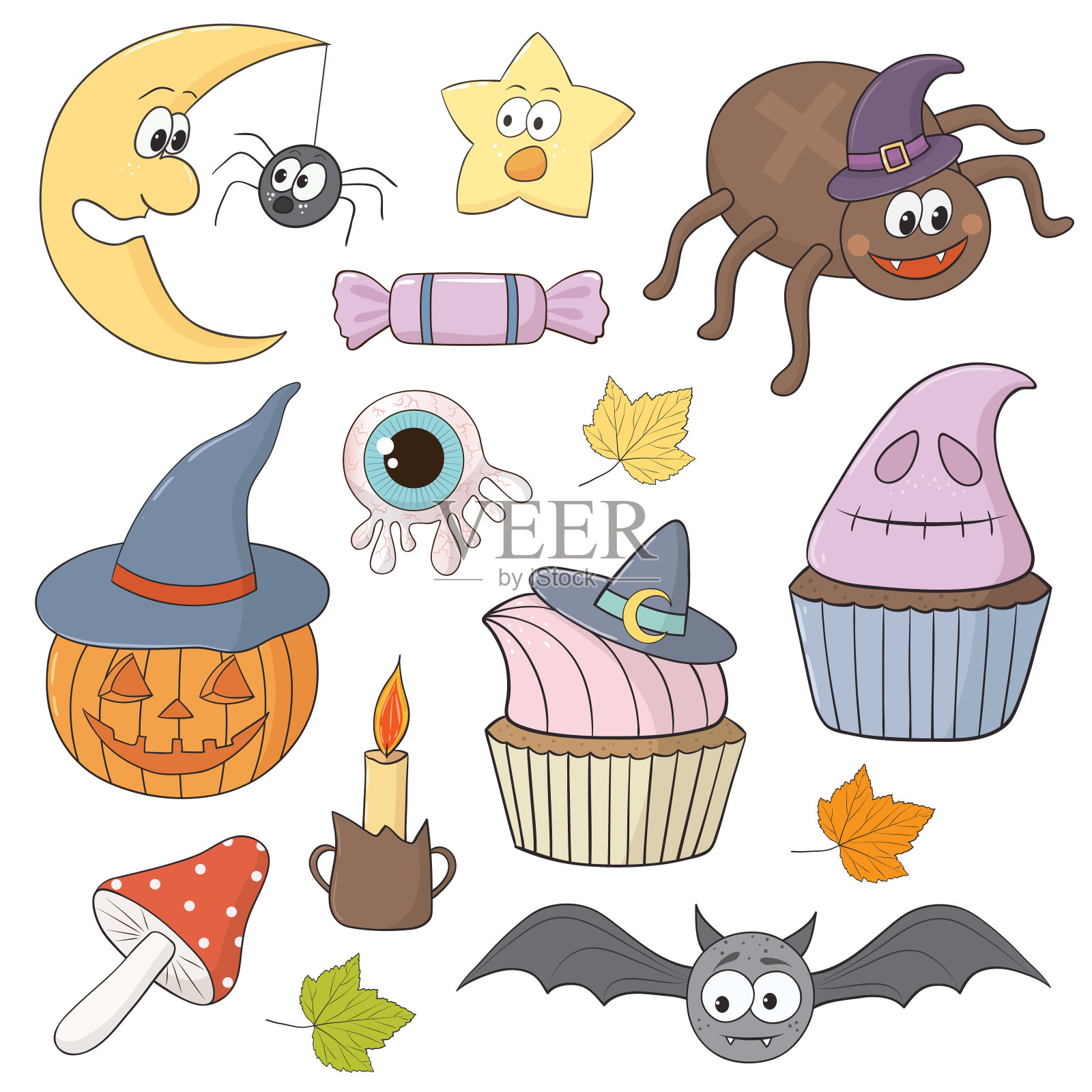 万圣节19-04插画图片素材