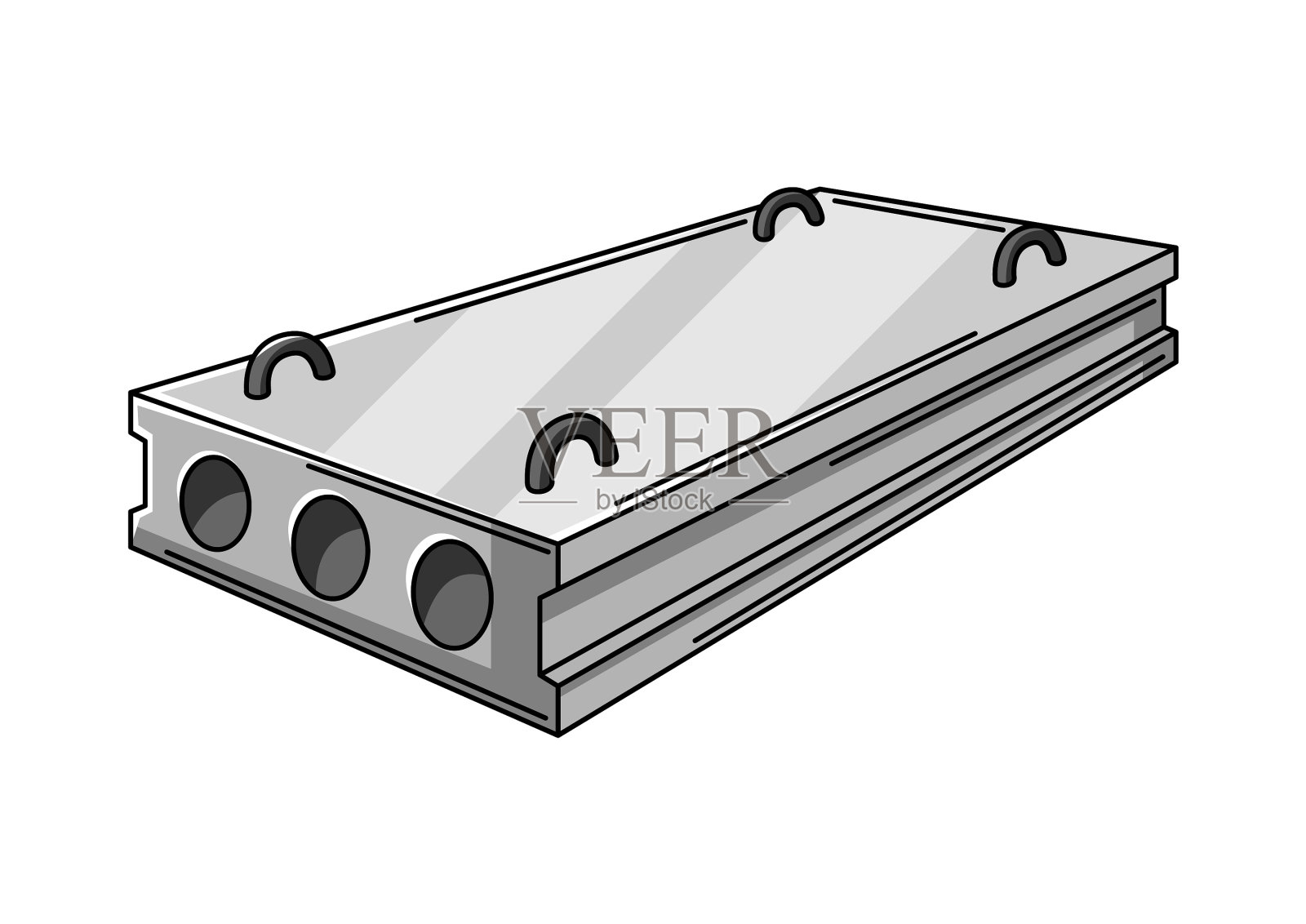 混凝土楼板房屋设计元素图片