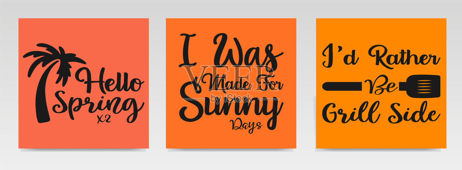 夏引信排印集插画图片素材