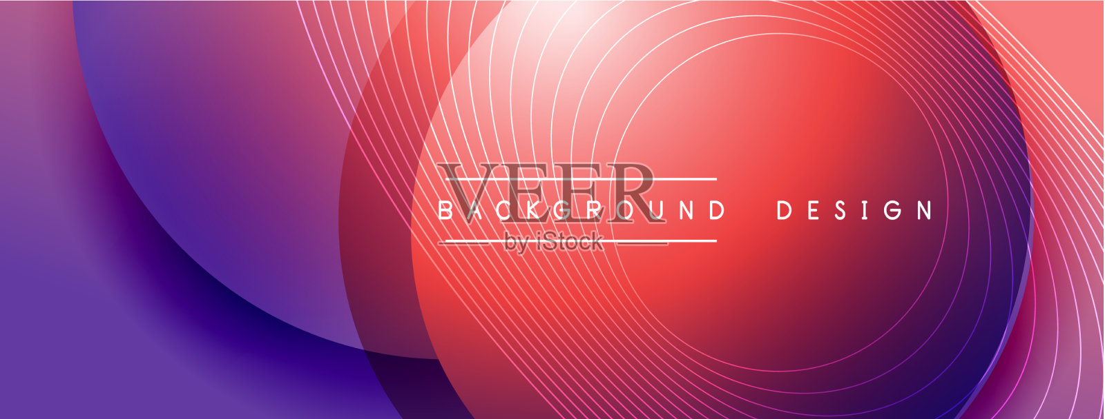 带有阴影的渐变圆形技术插画图片素材