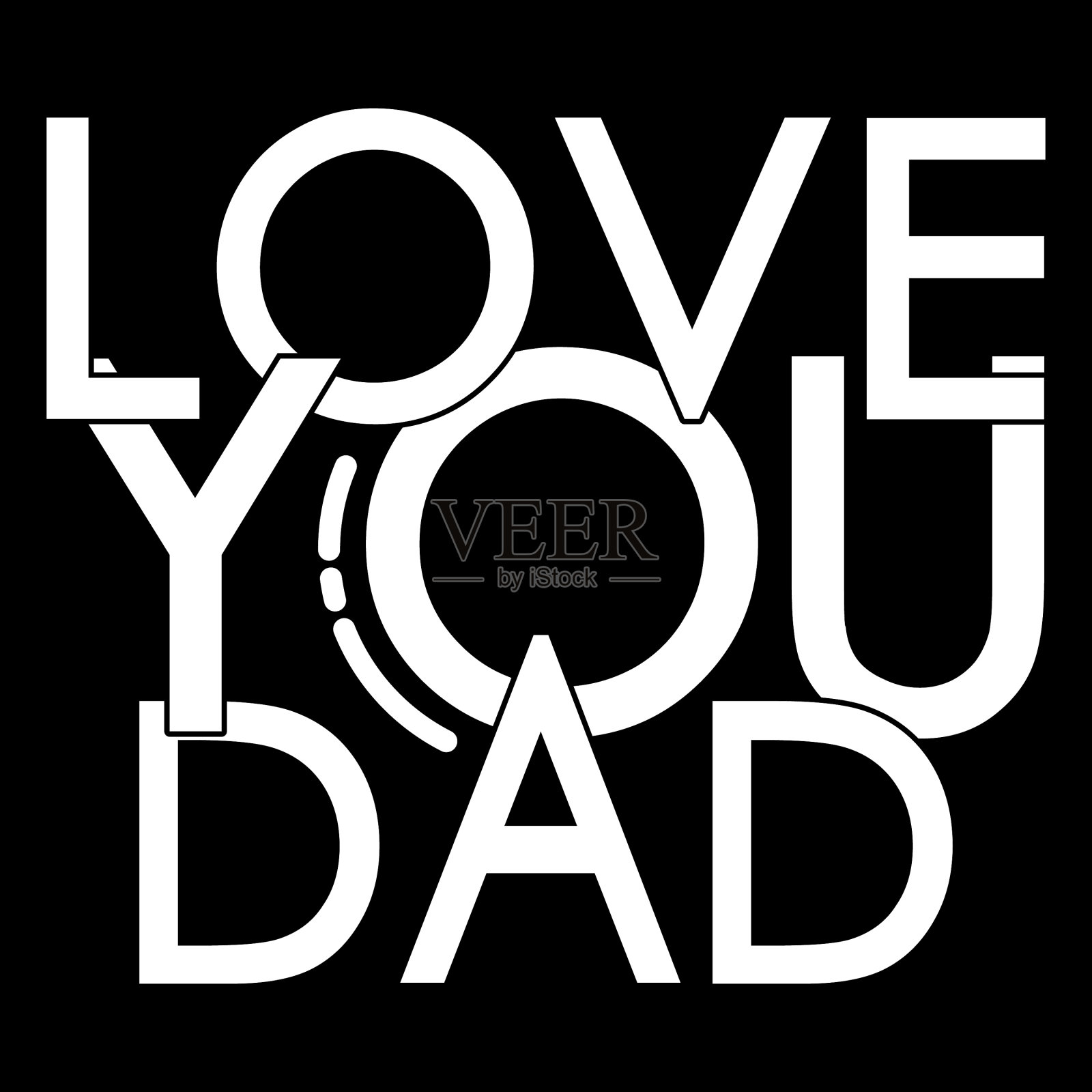 爱你老爸庆祝老爸设计插画图片素材