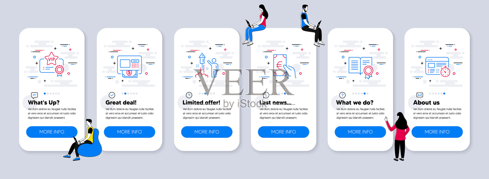 业务图标集包括财务图标图标素材