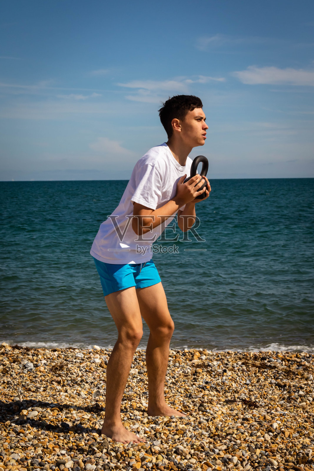 用壶铃重量锻炼照片摄影图片