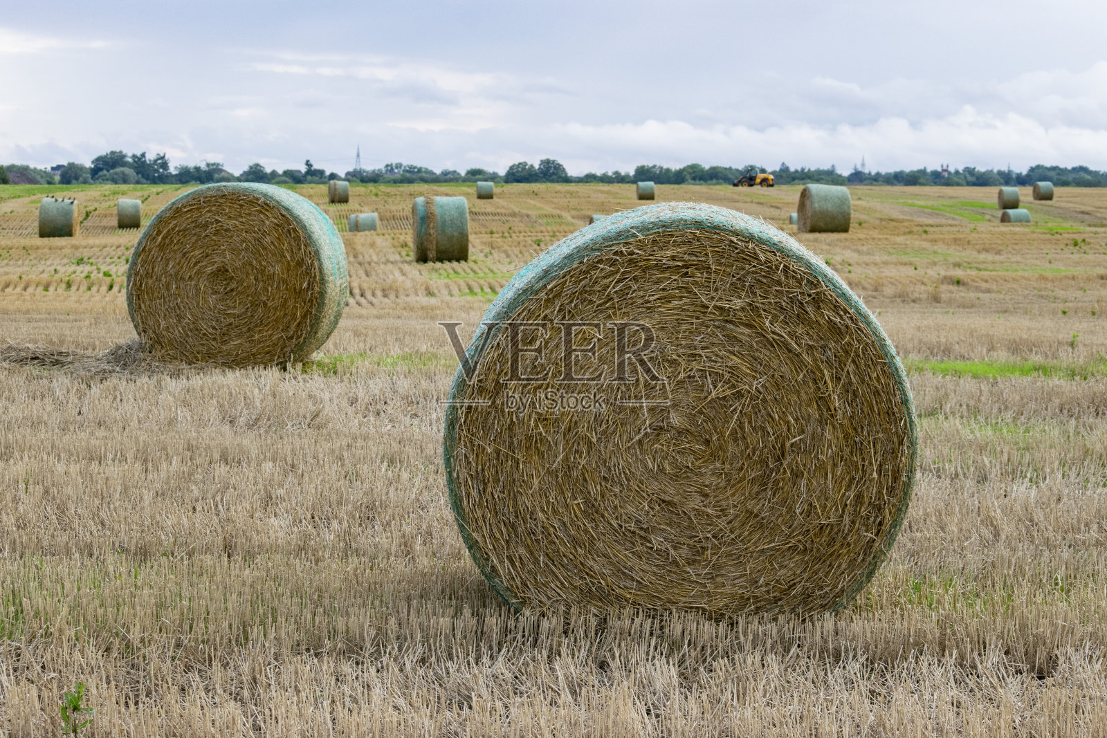 农场的田野和包照片摄影图片