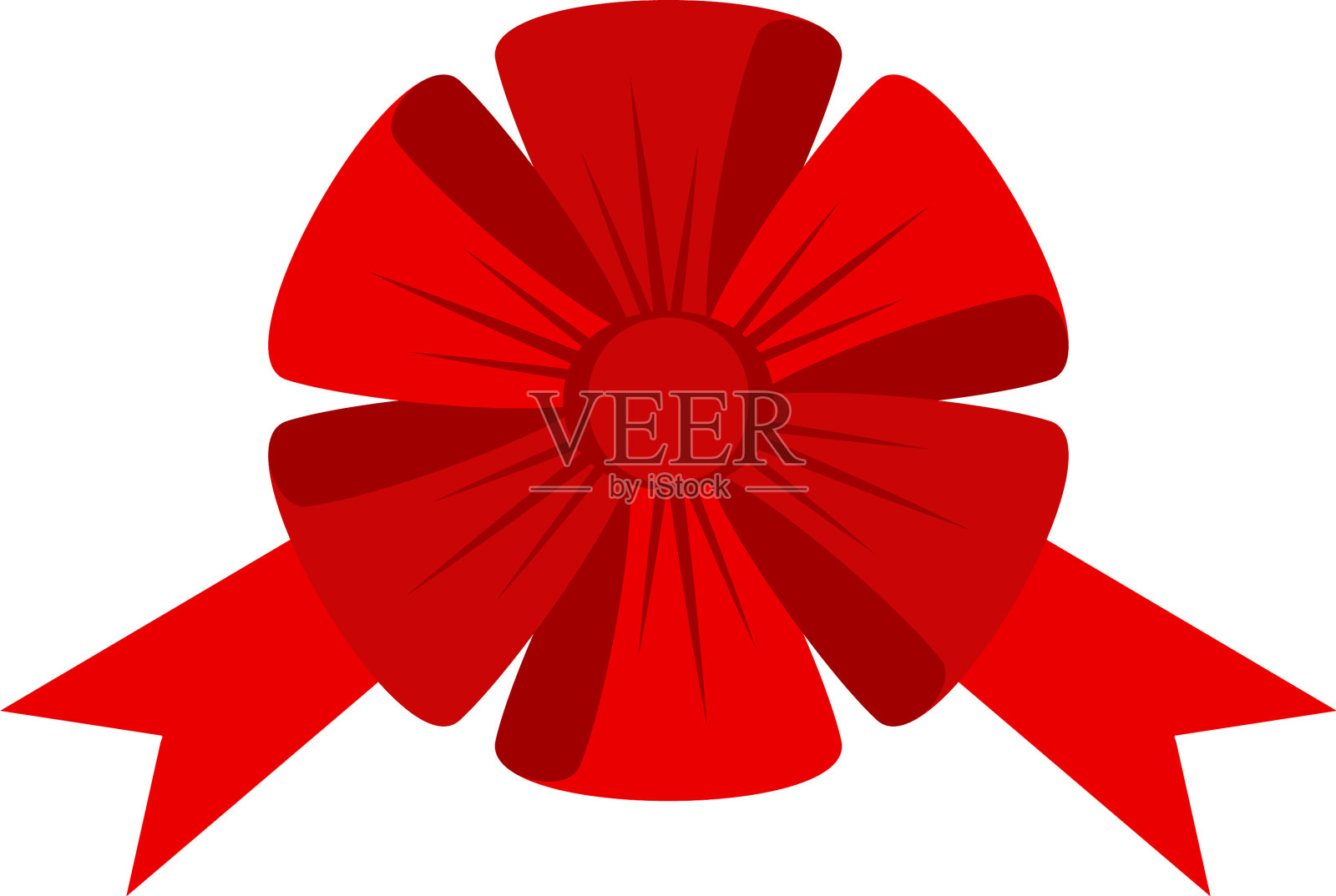 装饰喜庆的红色蝴蝶结图标问候设计元素图片