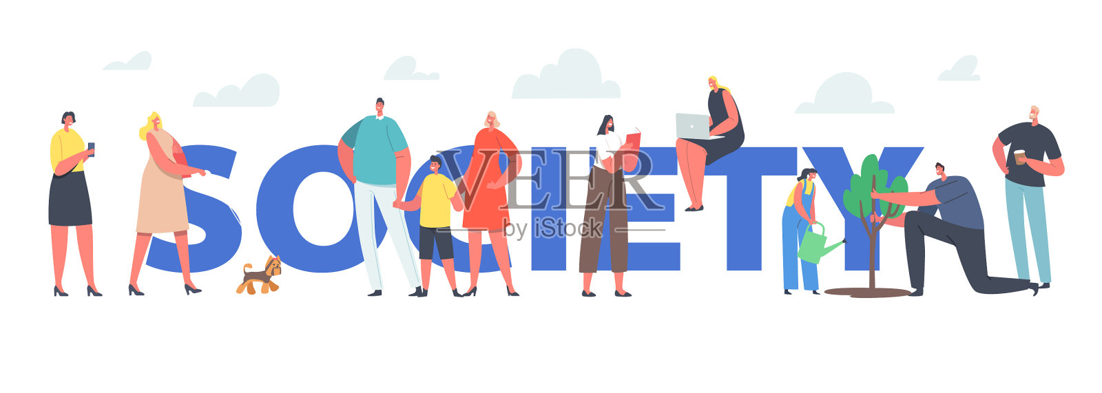 社会观念特点生活方式成人和设计模板素材