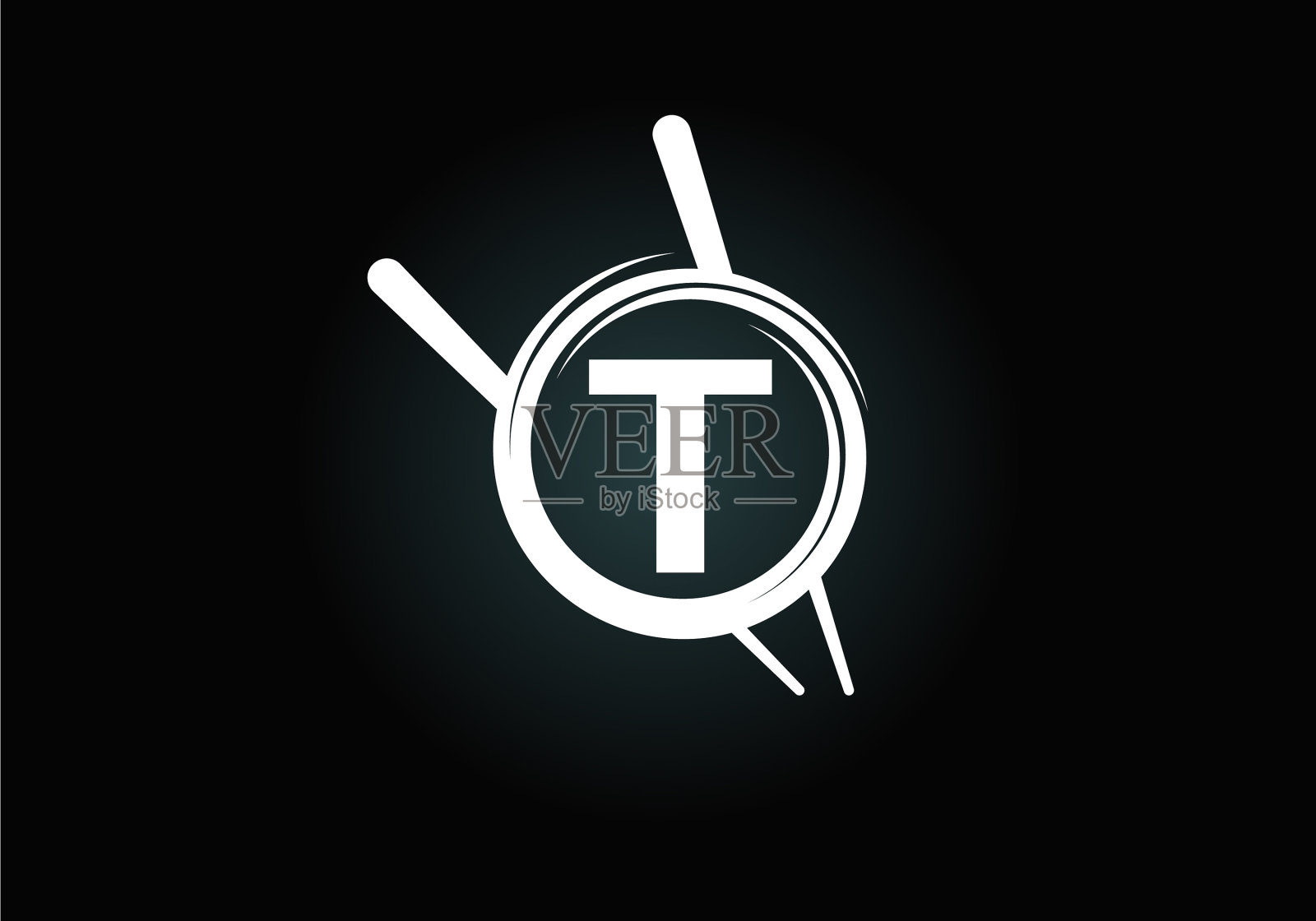 摘要中首字母组合字母插画图片素材