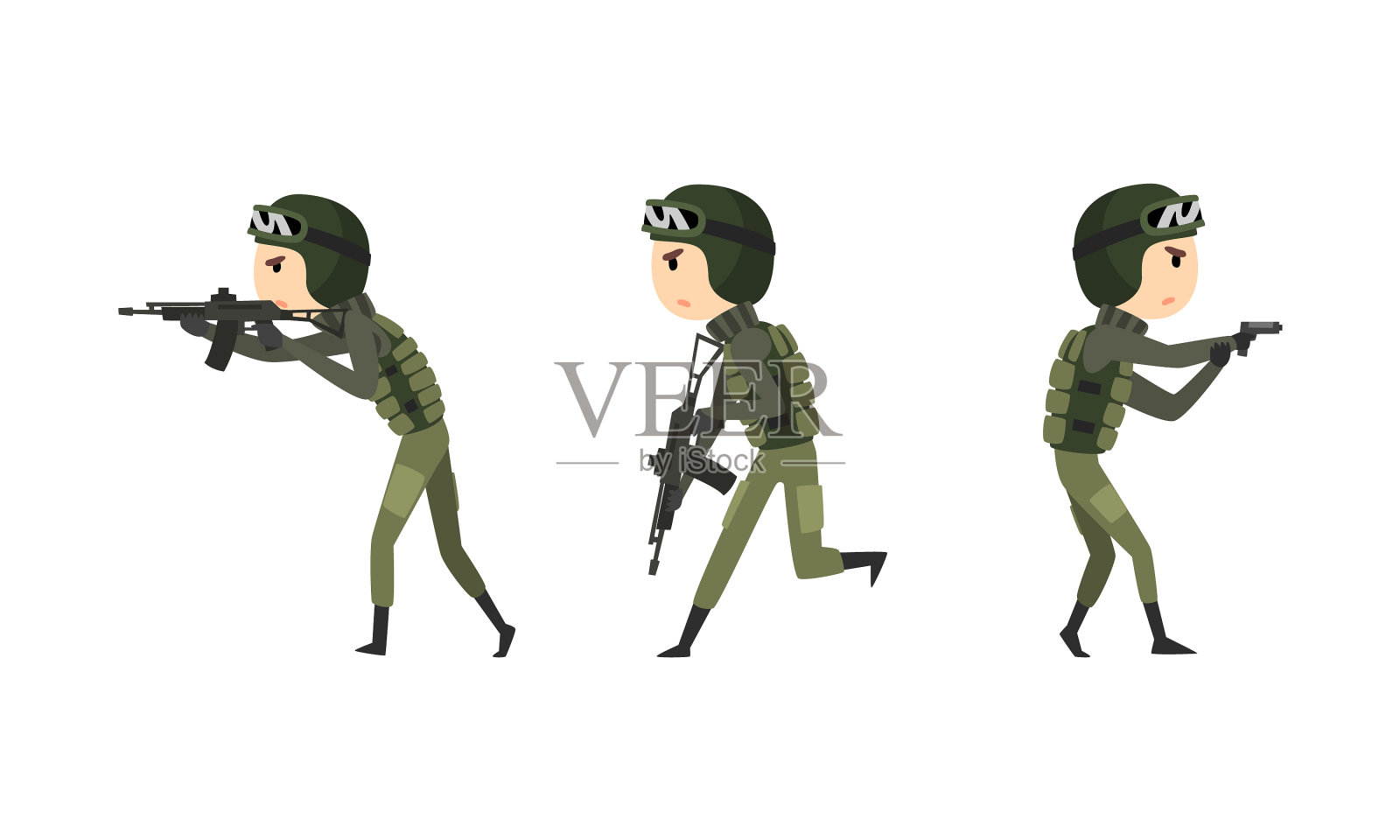 士兵们让士兵们进行迷彩战斗设计元素图片