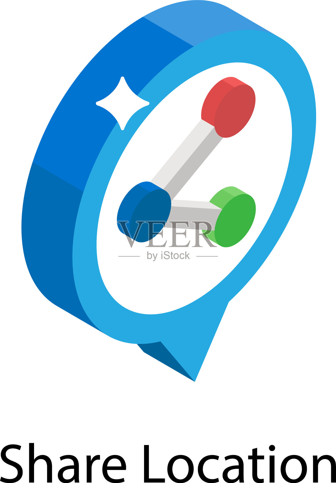 分享位置图标素材