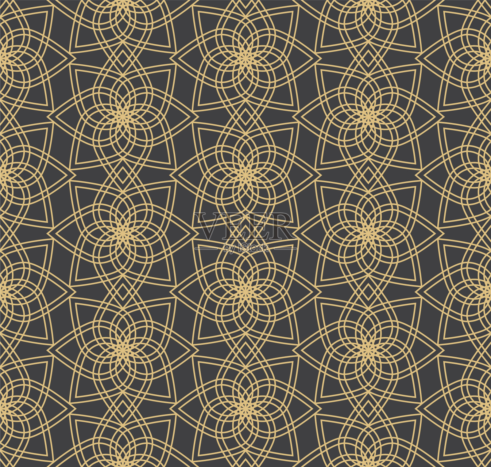 阿拉伯装饰图案背景和插画图片素材