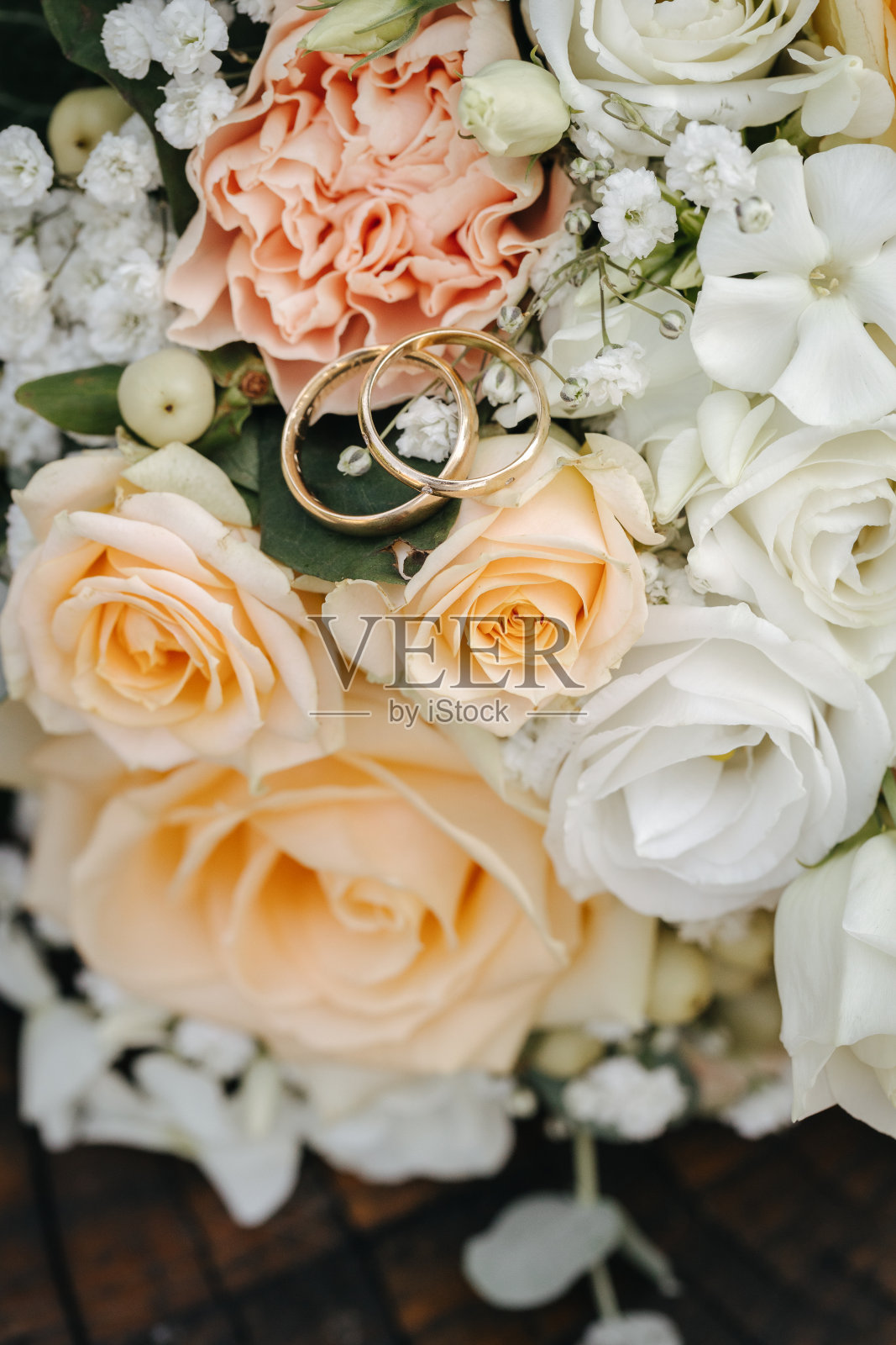 结婚戒指宏观特写照片摄影图片